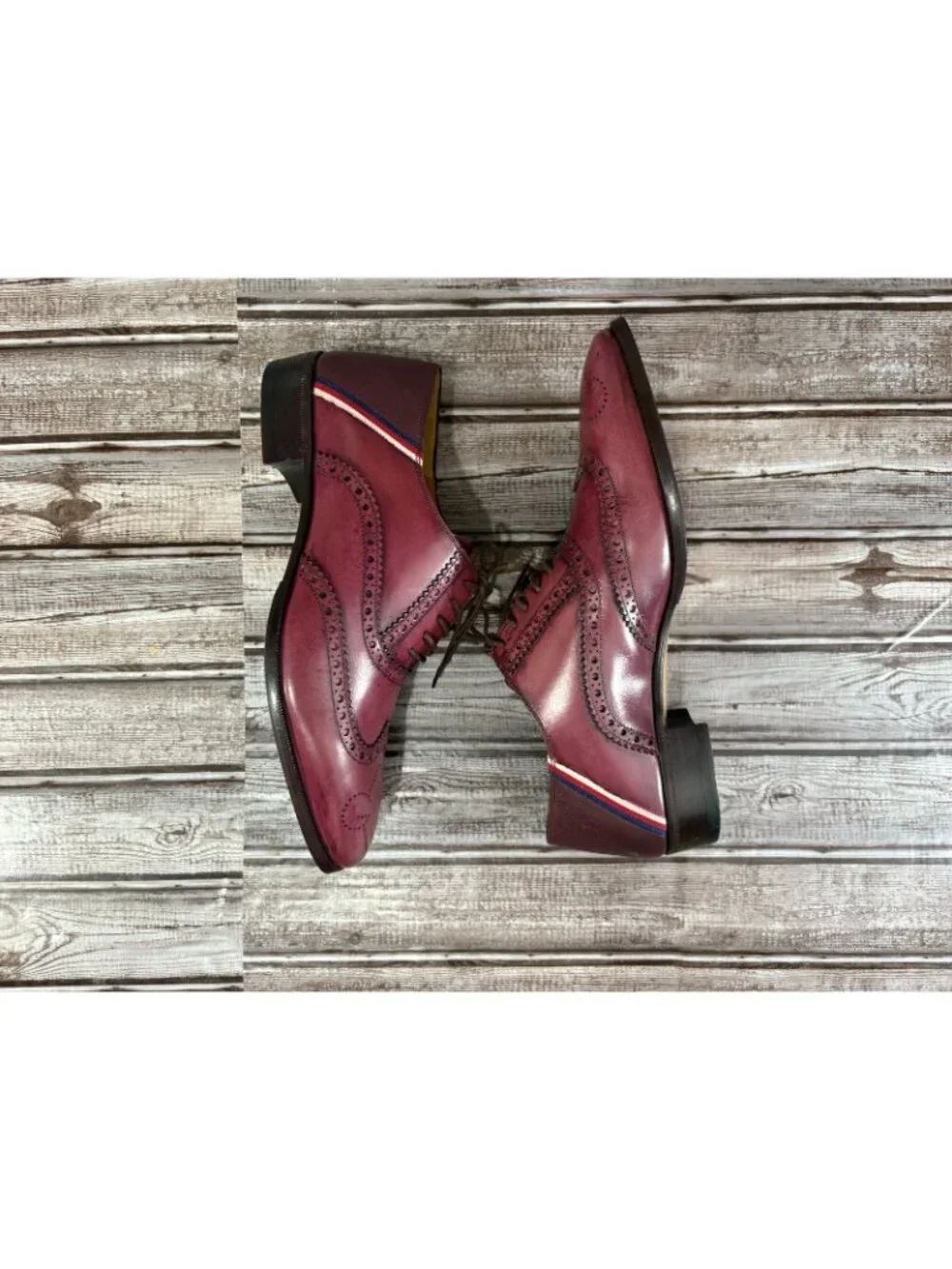 Gucci Brogue Sylvie Web Oxford Classic Signature Details Shoes size 8